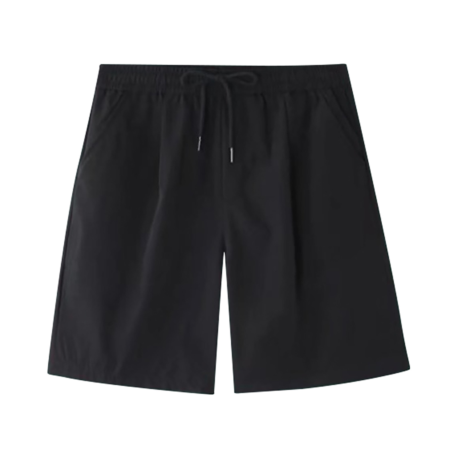 thumbnail image 2 of Pantalones cortos deportivos para hombre con bolsillos profundos - Cintura elástica con cordón, poliéster y spandex - Para correr/baloncesto/gimnasio - Corte holgado - L-XXXXXL, 2 of 5